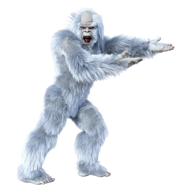 3D渲染雪人在白色图片下载