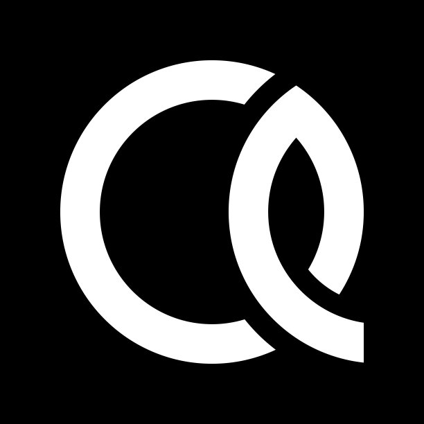 最小的QC标志。奢侈品背景上的CQ字母图标。标志创意基于QC字母首字母组合。专业品种字母符号及背景CQ标志。图片下载