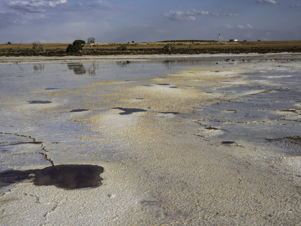 盐湖纹理图片下载
