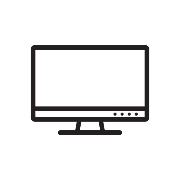 显示器电脑图标插图在潮流图片下载