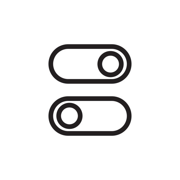 打开关闭图标矢量。开关按钮标志图片下载