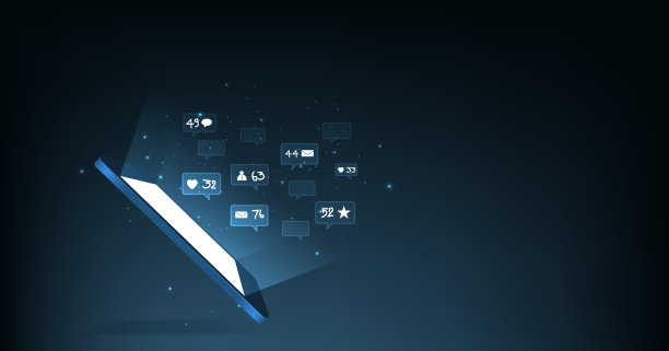 社交媒体概念。图片下载