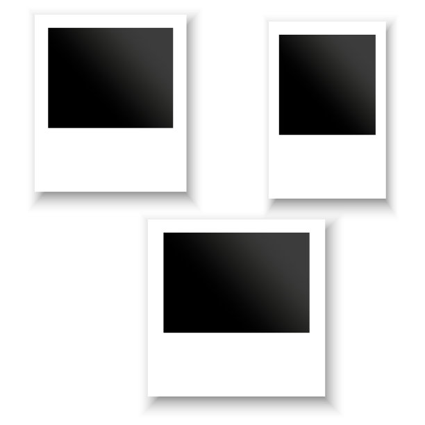 现实的照片为纸设计。相框。矢量插图。图片下载