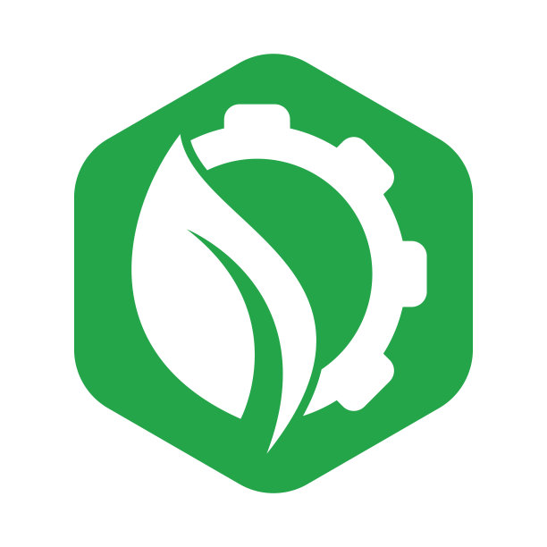 齿轮叶片标志矢量标志模板图片下载