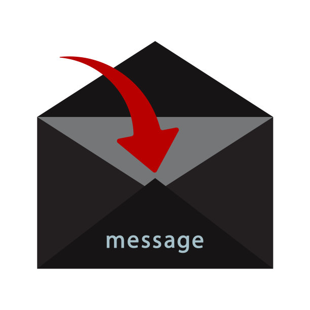 电子邮件矢量图标，现代设计。图片下载