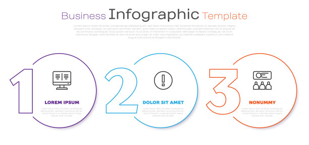 在线图书监控，信息培训，演示。业务信息图表模板。向量图片下载