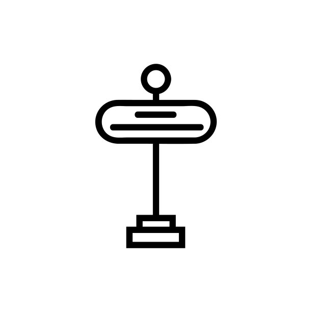 街道矢量图标隔离在白色背景。图片下载