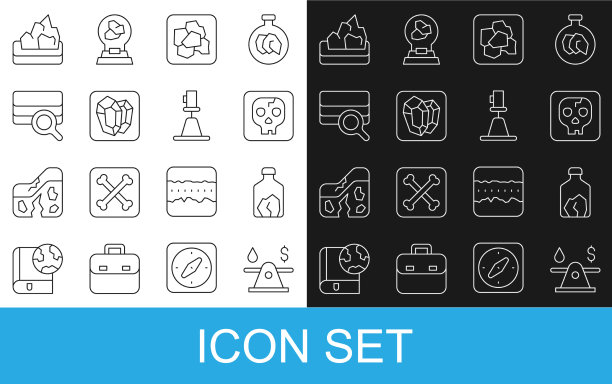 设行油钱矿石开采考古黄金图片下载