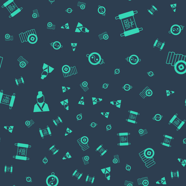 设定中国纸灯笼新年亚洲女人图片下载