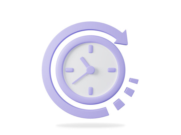3D时钟，24小时带箭头的手表。或计时，时间管理和截止日期，交货或服务24小时的概念图片下载