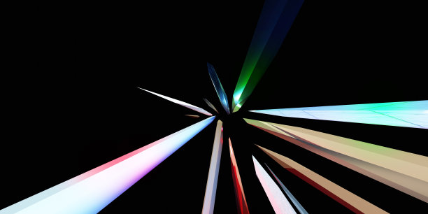 炸弹变焦效果速度线快高速几何抽象背景破碎离心运动动态变焦爆炸三维插图图片下载