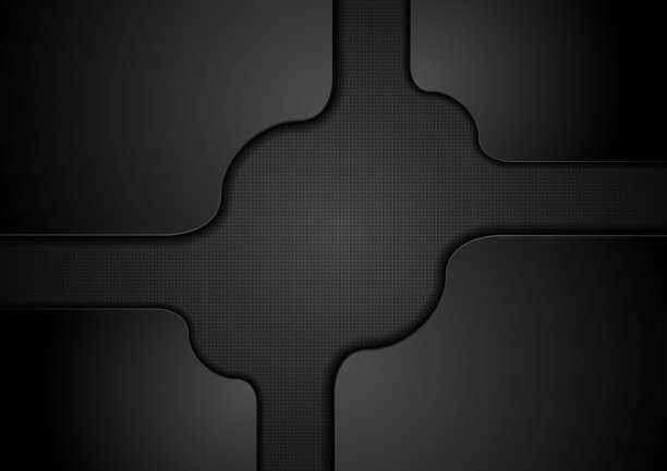 黑色高科技概念抽象几何图片下载