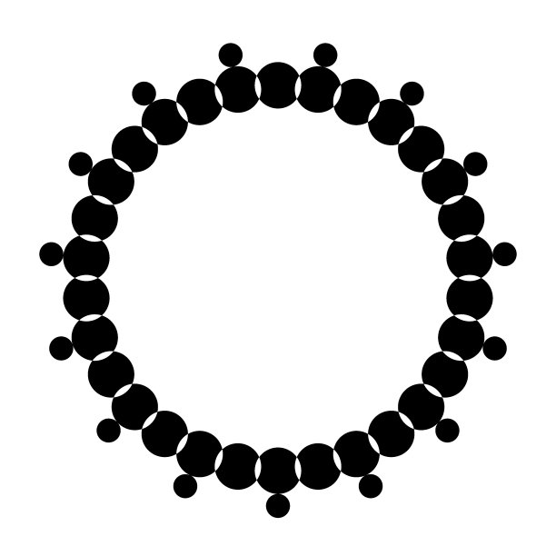 插图抽象黑色和白色图片下载