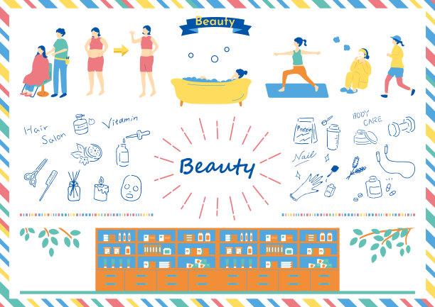 插图资料收集，便于使用，在妇女的美丽-英文翻译图片下载