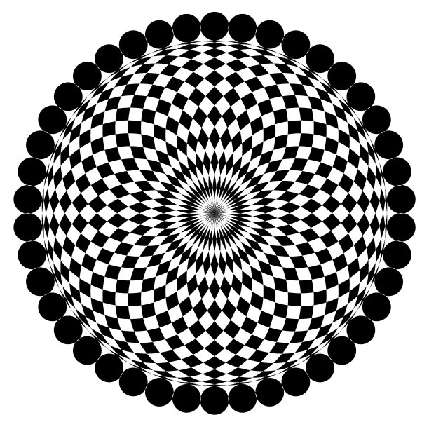 插图抽象黑色和白色图片下载