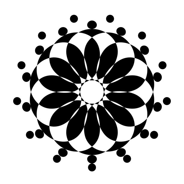 插图抽象黑色和白色图片下载