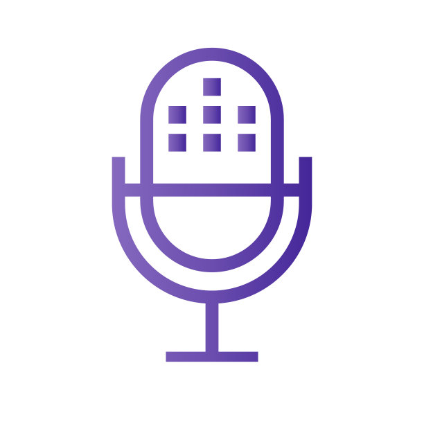麦克风图标。播客。录音。向量。图片下载