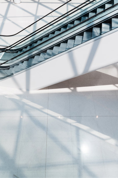 现代豪华自动扶梯图片下载