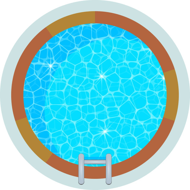 游泳池俯视图图片下载