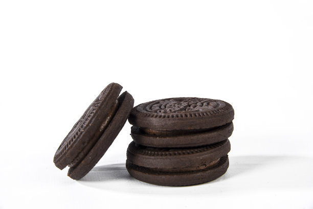 美味饼干饼干健康食品隔离与复制空间图片下载