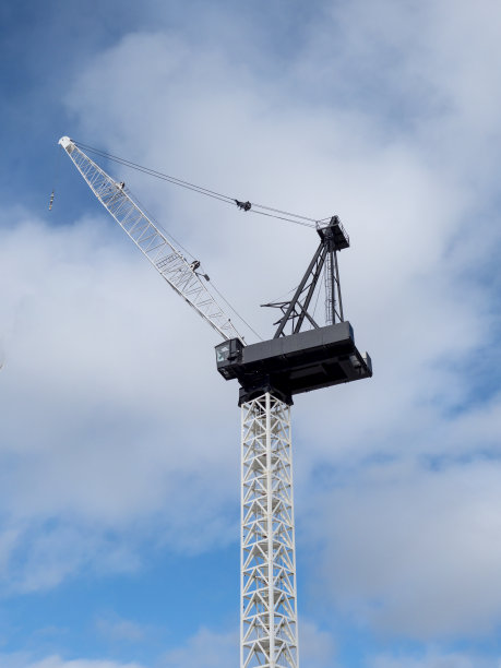 建筑行业背景起重机图片下载