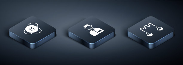 设置等距分子，试管和烧瓶和实验室助理图标。向量图片下载