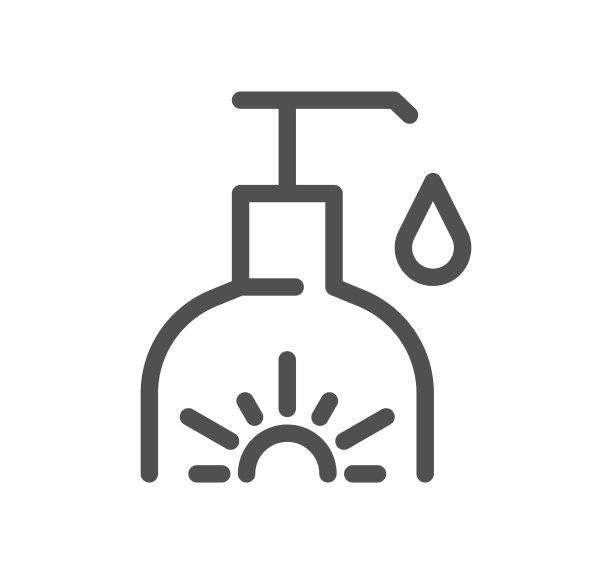 防晒相关图标。图片下载