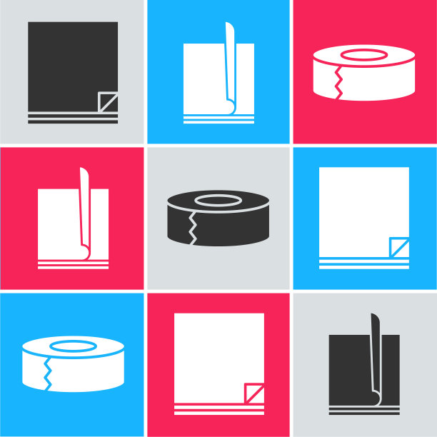 设置文件文档，文件文档和苏格兰图标。向量图片下载