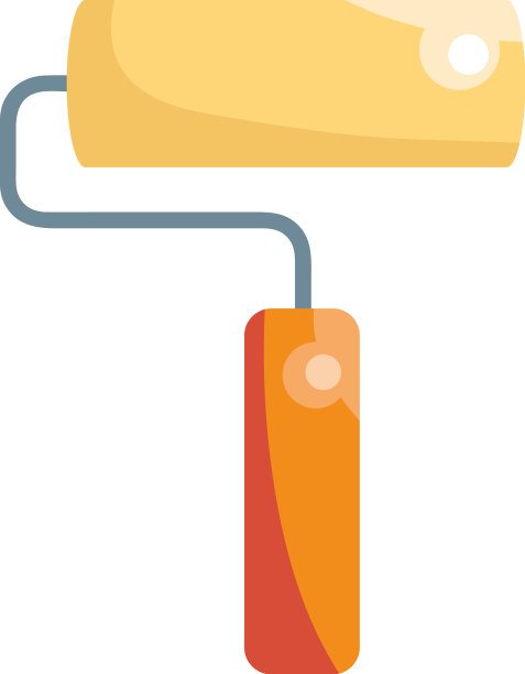 油漆滚轮柄工具图片下载