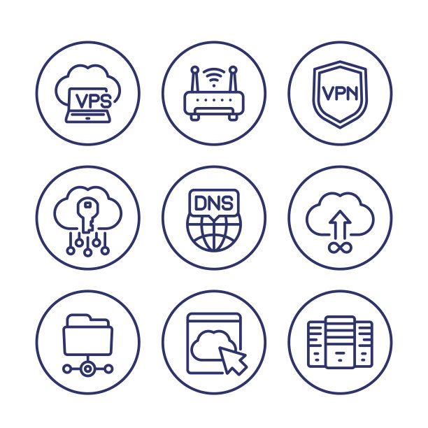 健身，健康，健身房时尚图标上的圆圈图片下载