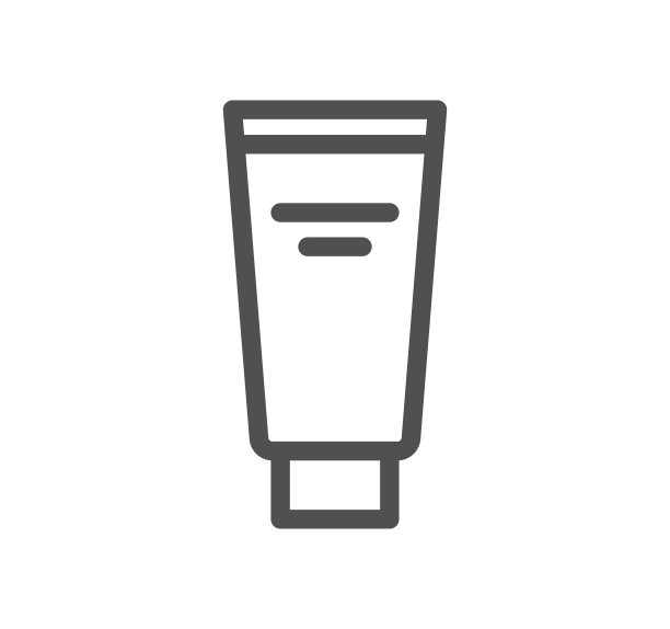 护肤相关图标。图片下载