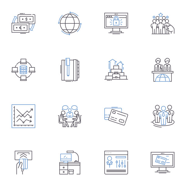 自下而上的线图标收集。赋权，基层，社区，包容，参与，协作，分散矢量和线性插图。地方，民主，共享轮廓标志设置图片下载