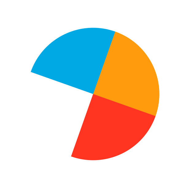 饼图图标，统计矢量图图片下载