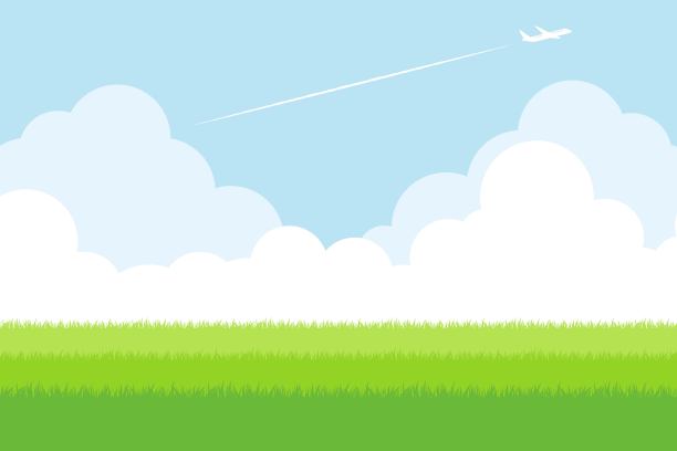 草地与天空图片下载