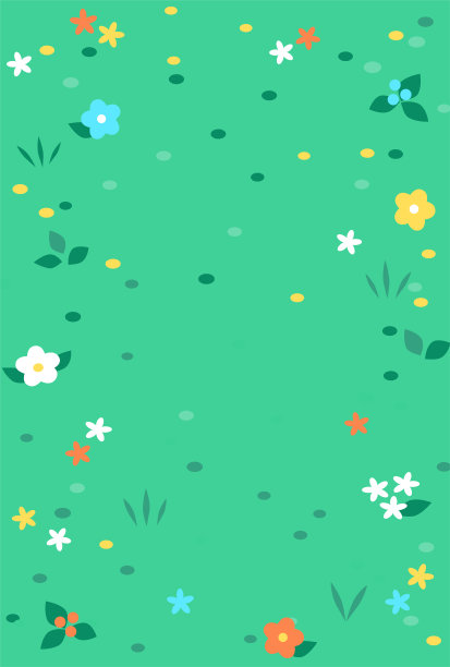 可爱而多彩的草原图片下载