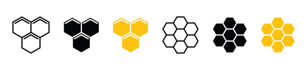 蜂蜜图标矢量图片下载