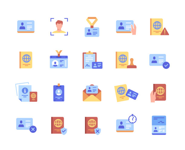 ID颜色图标集图片下载