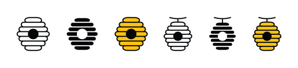 蜂蜜图标矢量图片下载