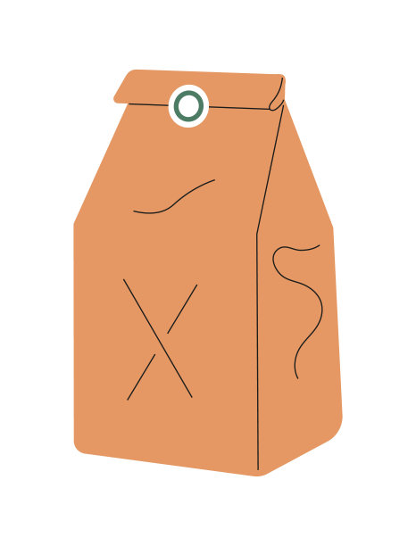 食品外卖纸箱包装载体。午餐盒。硬纸板杯，可回收纸盒。图片下载