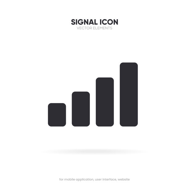 3d手机界面图标。手机app, UI，操作系统的连接和信号条符号。图片下载