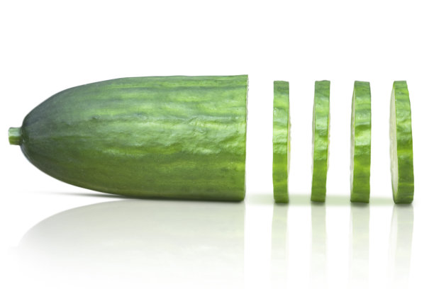 黄瓜片。图片下载