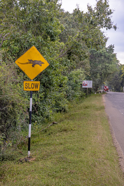 道路标志警告行人不要过路图片下载