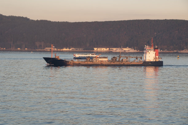 油轮在运输途中。马尔马拉海。图片下载
