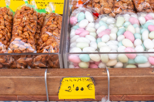 西班牙瓦伦西亚中央市场的糖果店图片下载