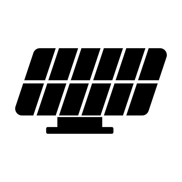 太阳能电池板图标，太阳能矢量，面板插图图片下载