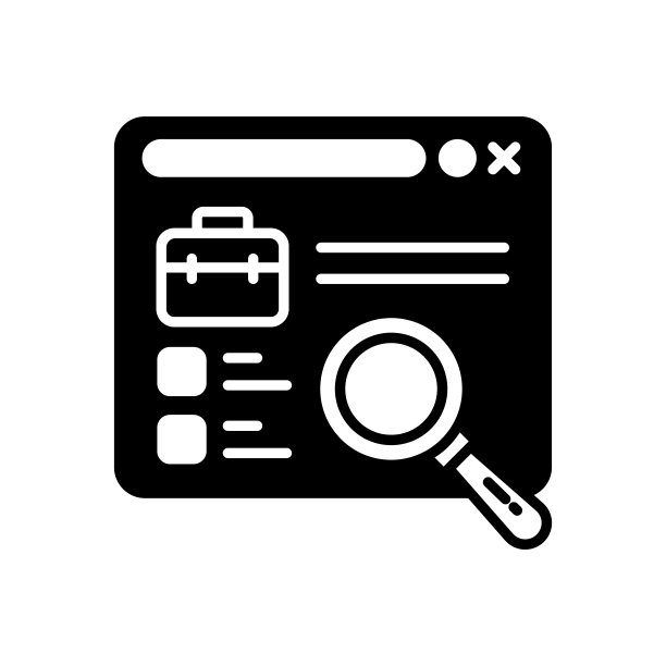 求职图标矢量图图片下载
