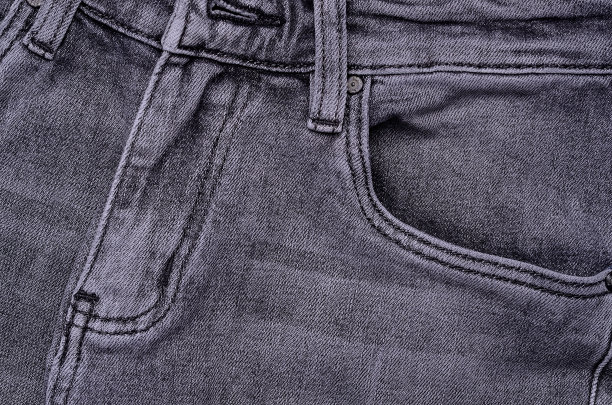 灰色牛仔布背景。图片下载