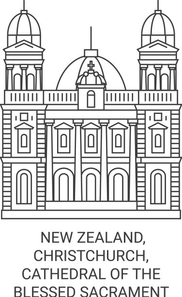 新西兰基督城大教堂的祝福图片下载