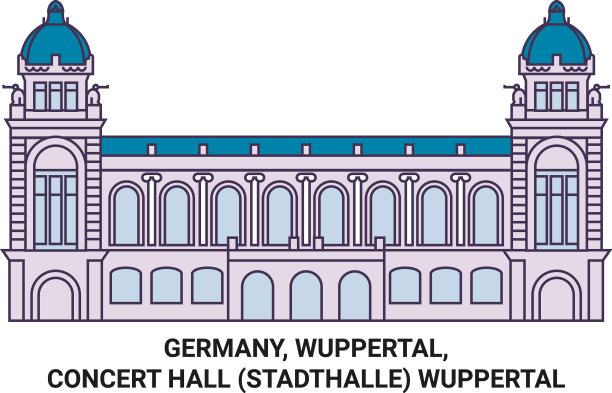 德国伍珀塔尔音乐厅图片下载