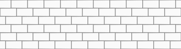 地铁瓷砖背景。厨房后挡板，浴室墙壁，淋浴间的白色无缝花纹。陶瓷矢量纹理图片下载